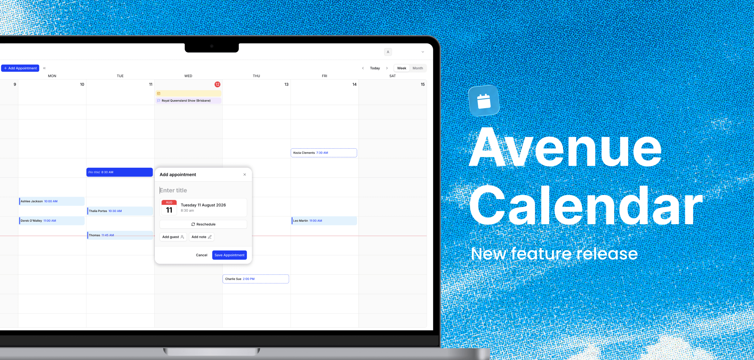 Introducing the Appointments Calendar